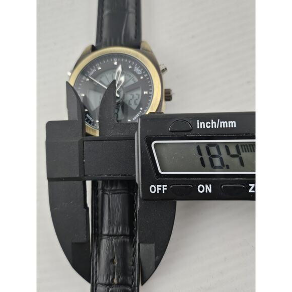 New Multifunction MDC Bronze Case Analog Digital Quartz Mint New Battery - Picture 12 of 12